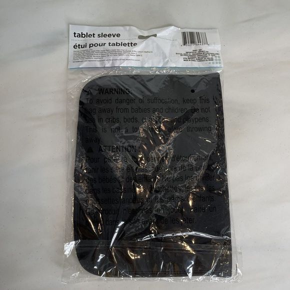 New Black Tablet Sleeve Fits 10 Inch Tablets, ipad, Samsung, Android, Universal - Picture 7 of 12